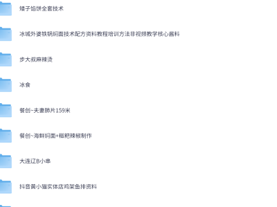 小吃配方大全 :“米其林”厨师泄密:附带详细技术教程 【300+个配方】