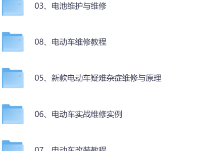 电动车维修改装系统教程