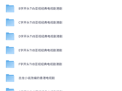 TVB、ATV亚视经典电视剧400+部合集 国粤双语 高清1080P 经典珍藏港剧【10T】