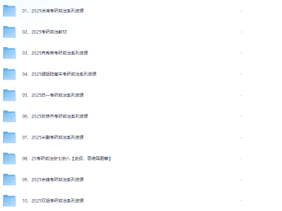 【上岸版】26考研最新相关材料大全（共1700G)